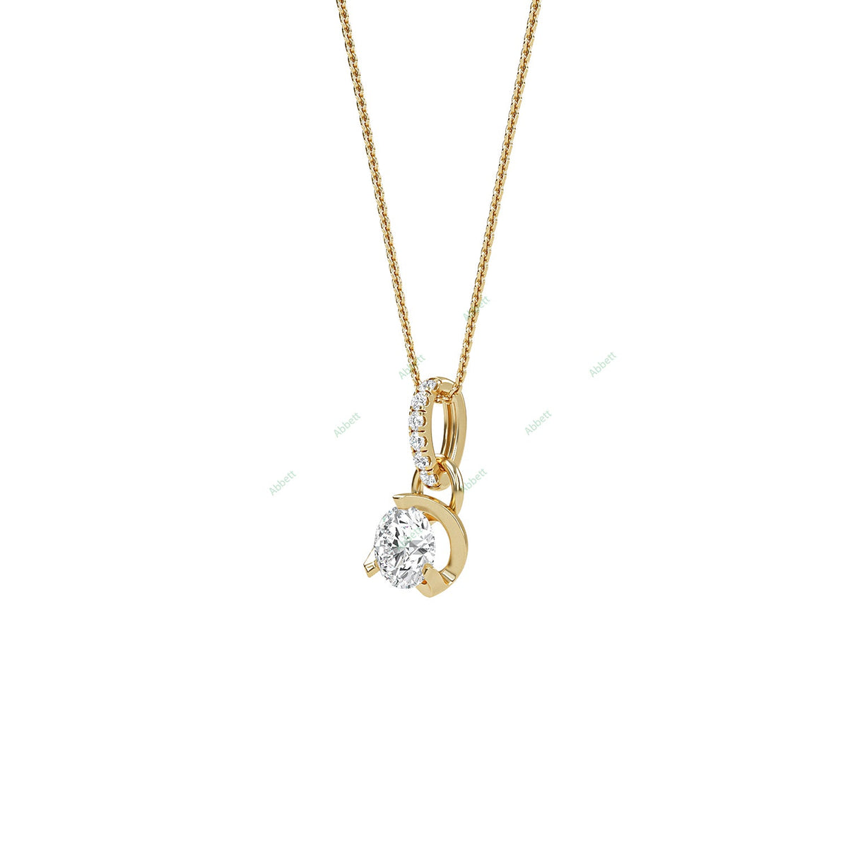 Fashion Solitaire Pendant PESO015