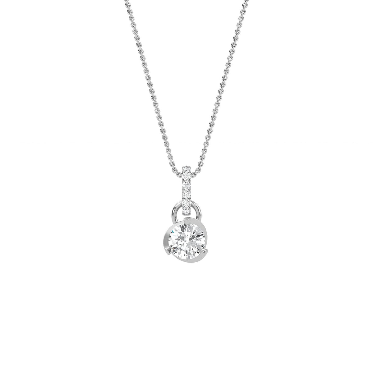 Fashion Solitaire Pendant PESO015