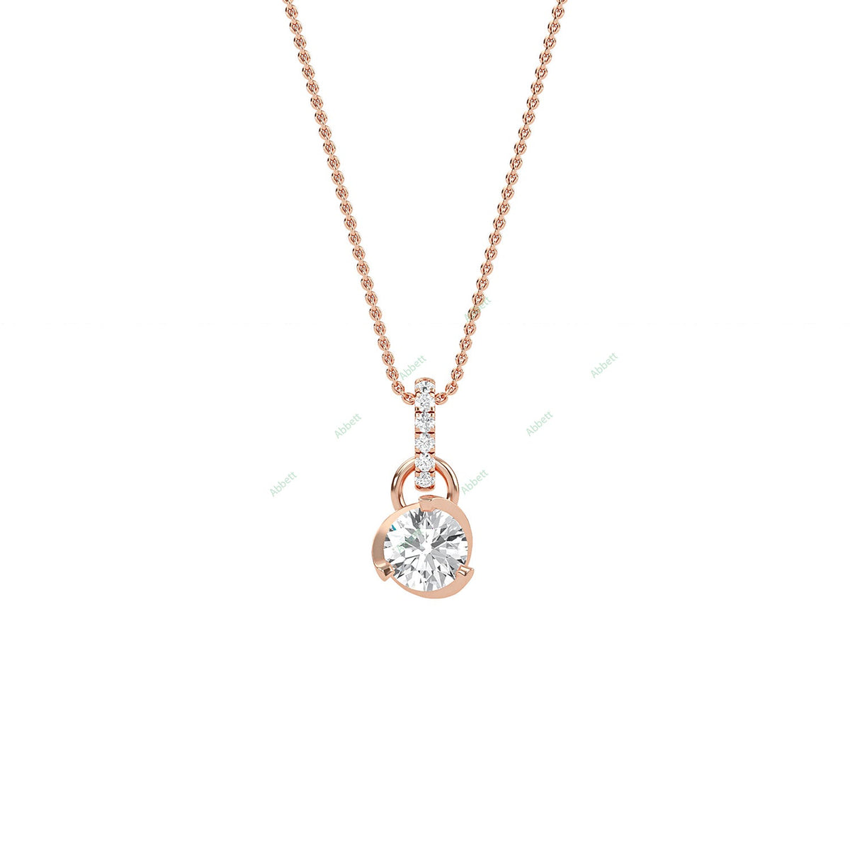 Fashion Solitaire Pendant PESO015