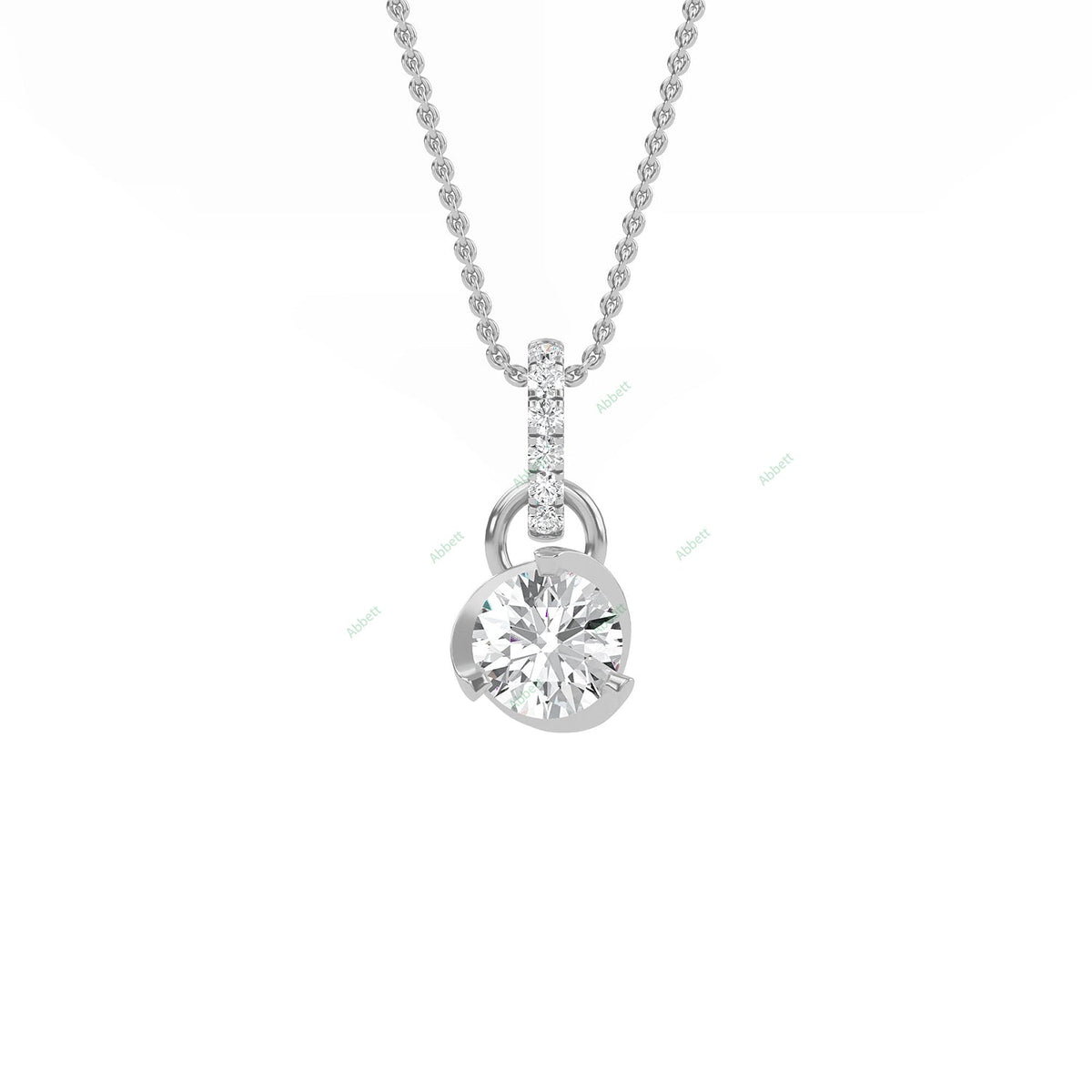 Fashion Solitaire Pendant PESO015
