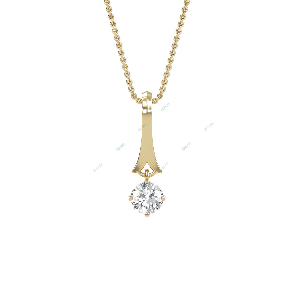 Fashion Solitaire Pendant PESO019