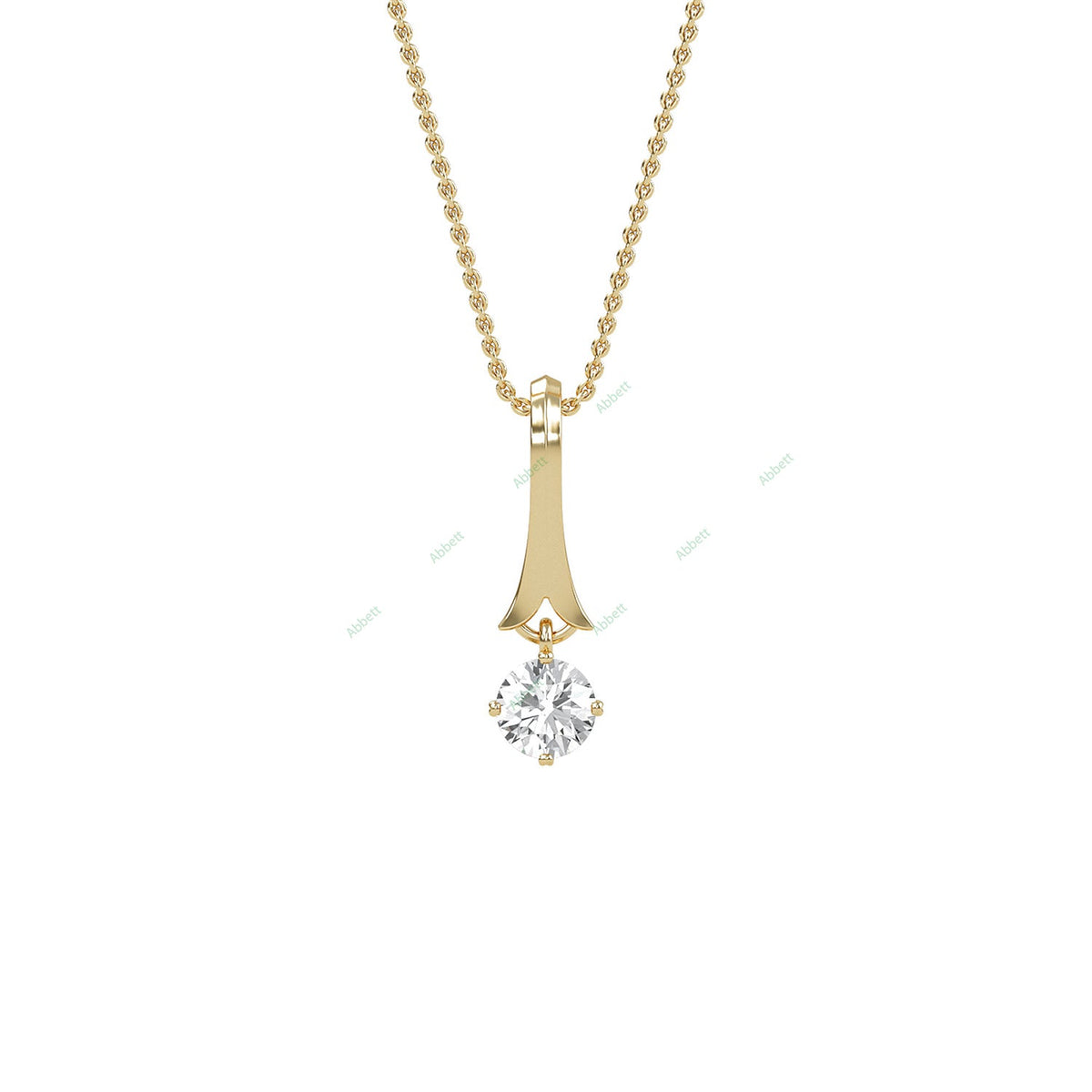 Fashion Solitaire Pendant PESO019