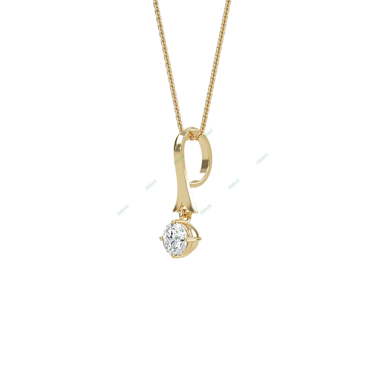 Fashion Solitaire Pendant PESO019