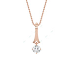 Load image into Gallery viewer, Bezel Solitaire Pendant PESO019
