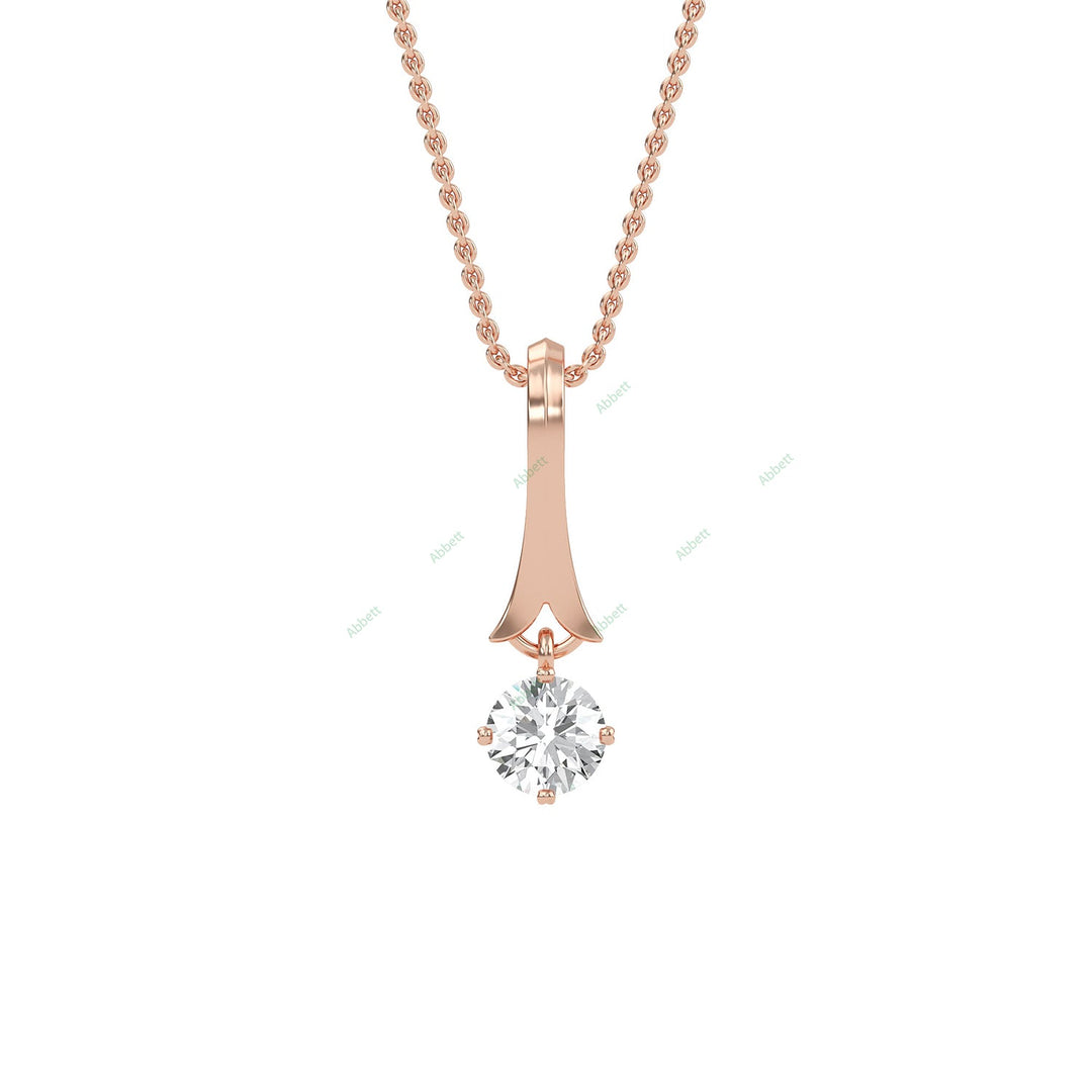 Bezel Solitaire Pendant PESO019