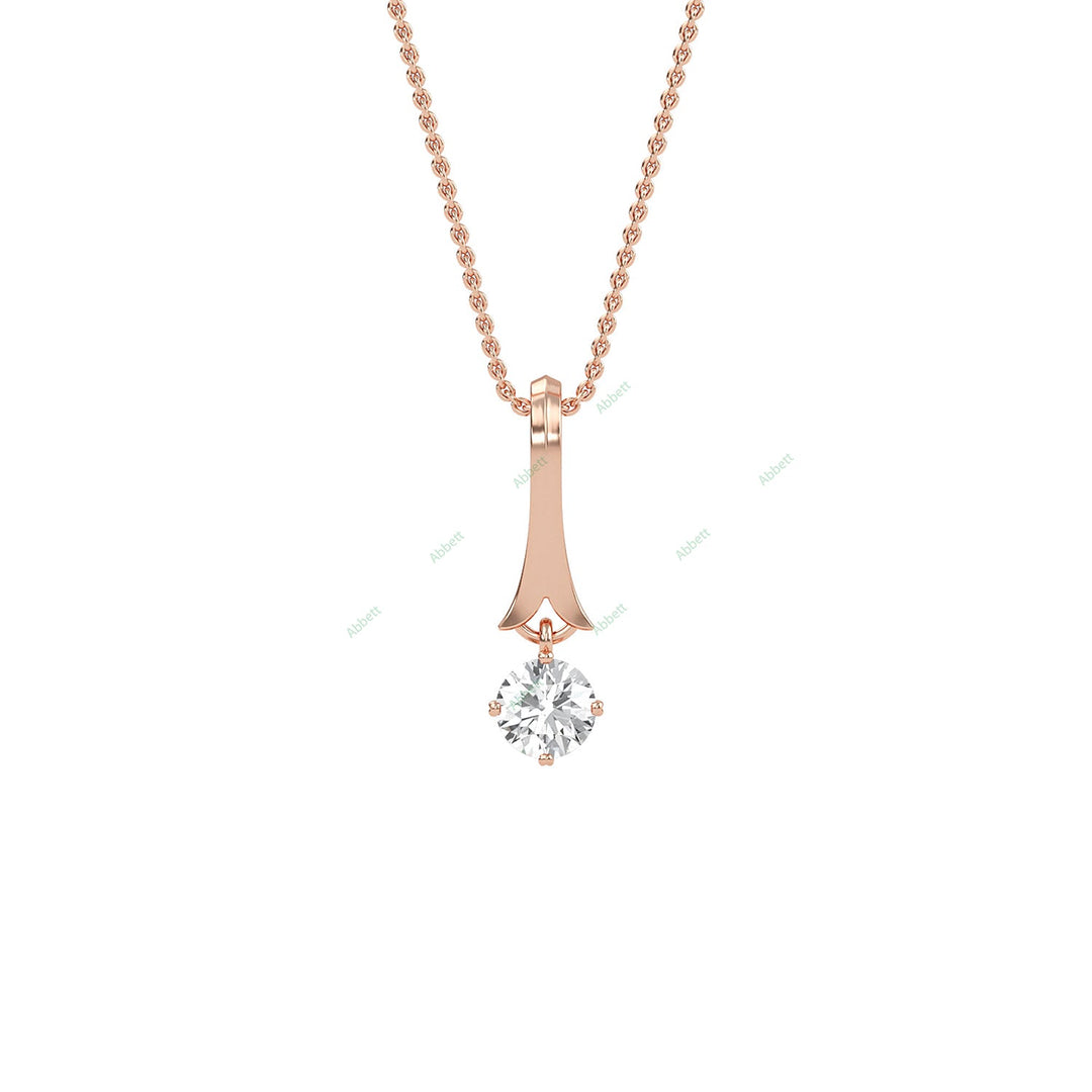 Bezel Solitaire Pendant PESO019