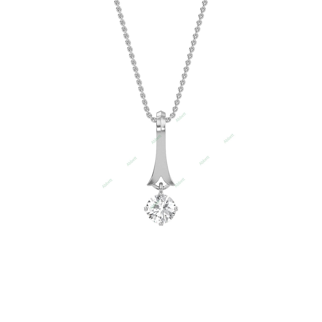 Bezel Solitaire Pendant PESO019