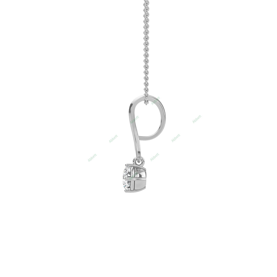 Bezel Solitaire Pendant PESO019