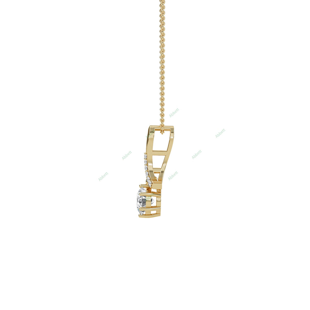 Designer Solitaire Pendant PESO021