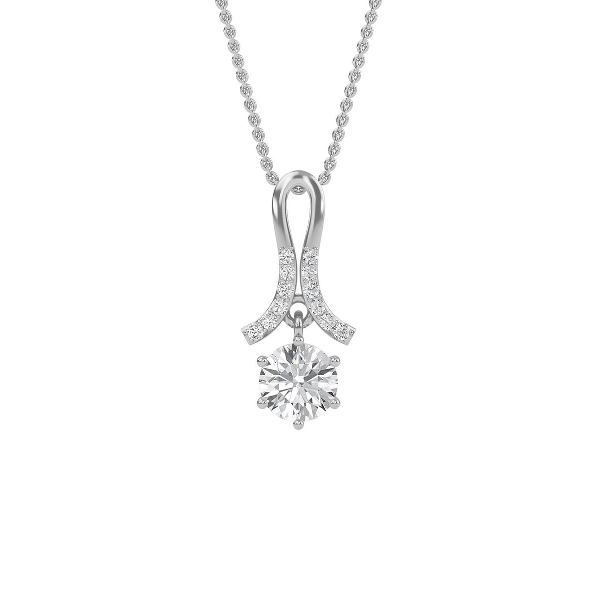 Designer Solitaire Pendant PESO021