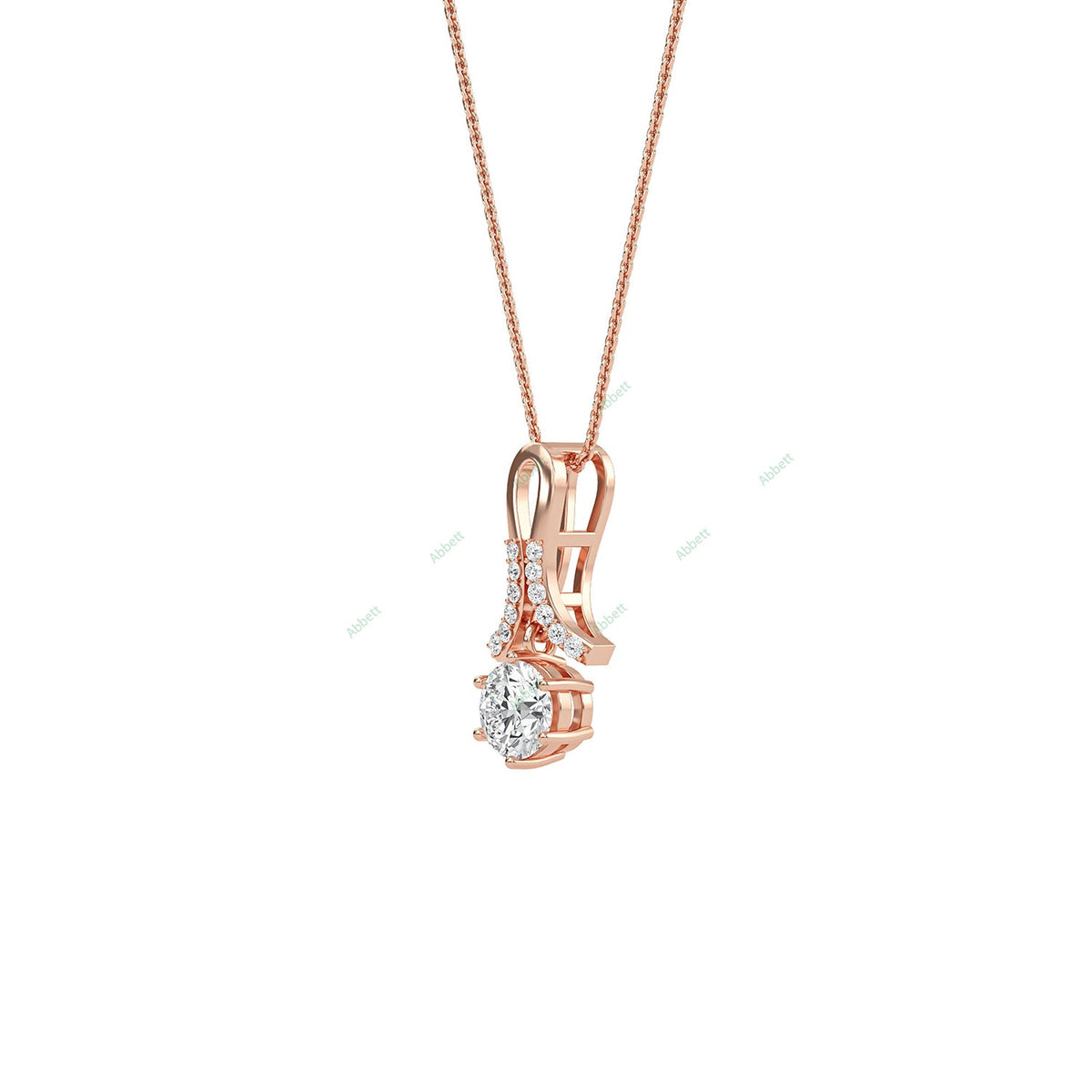 Designer Solitaire Pendant PESO021