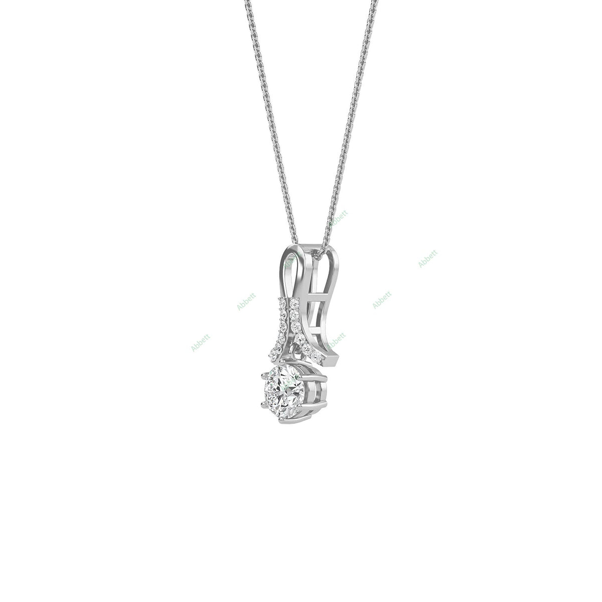 Designer Solitaire Pendant PESO021