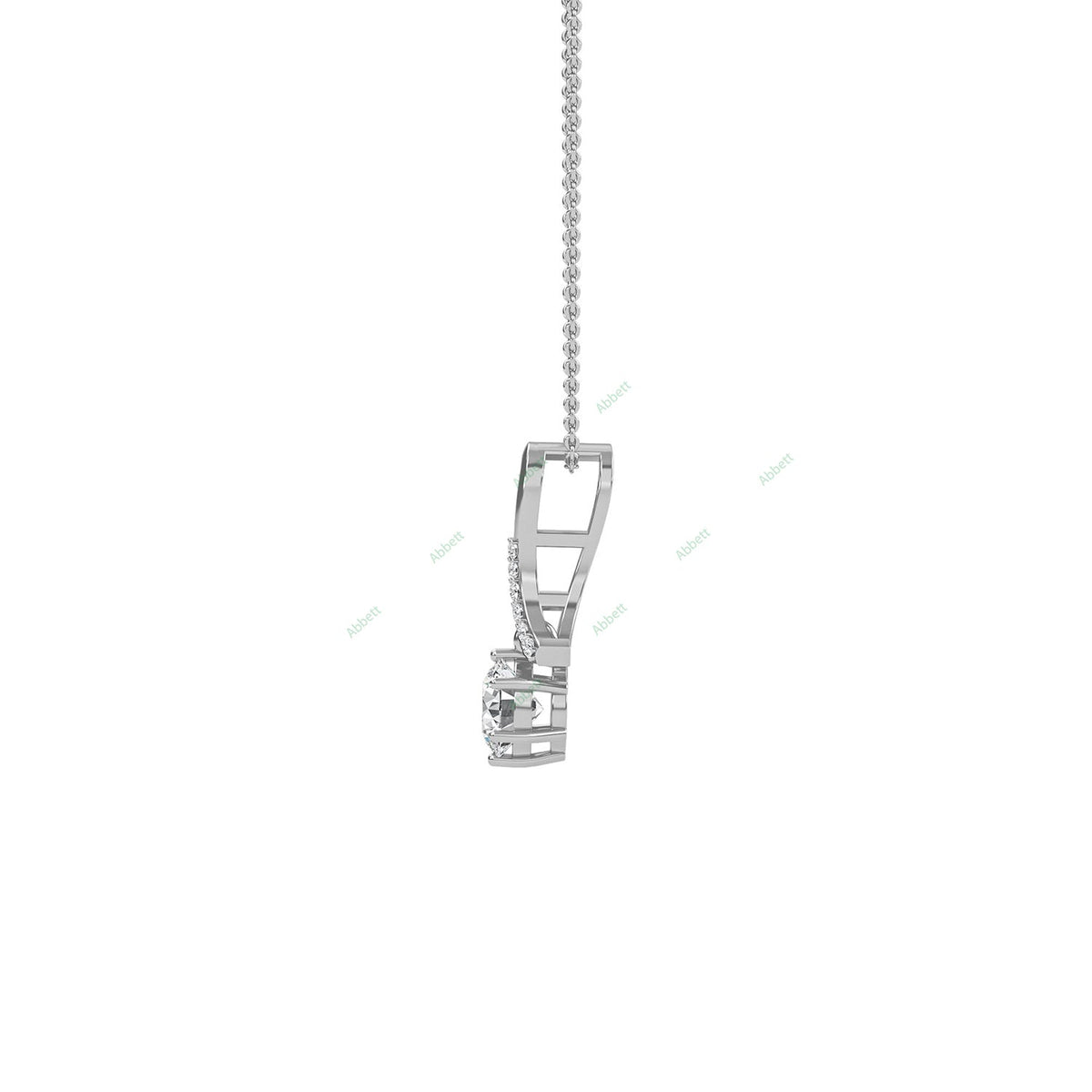 Designer Solitaire Pendant PESO021