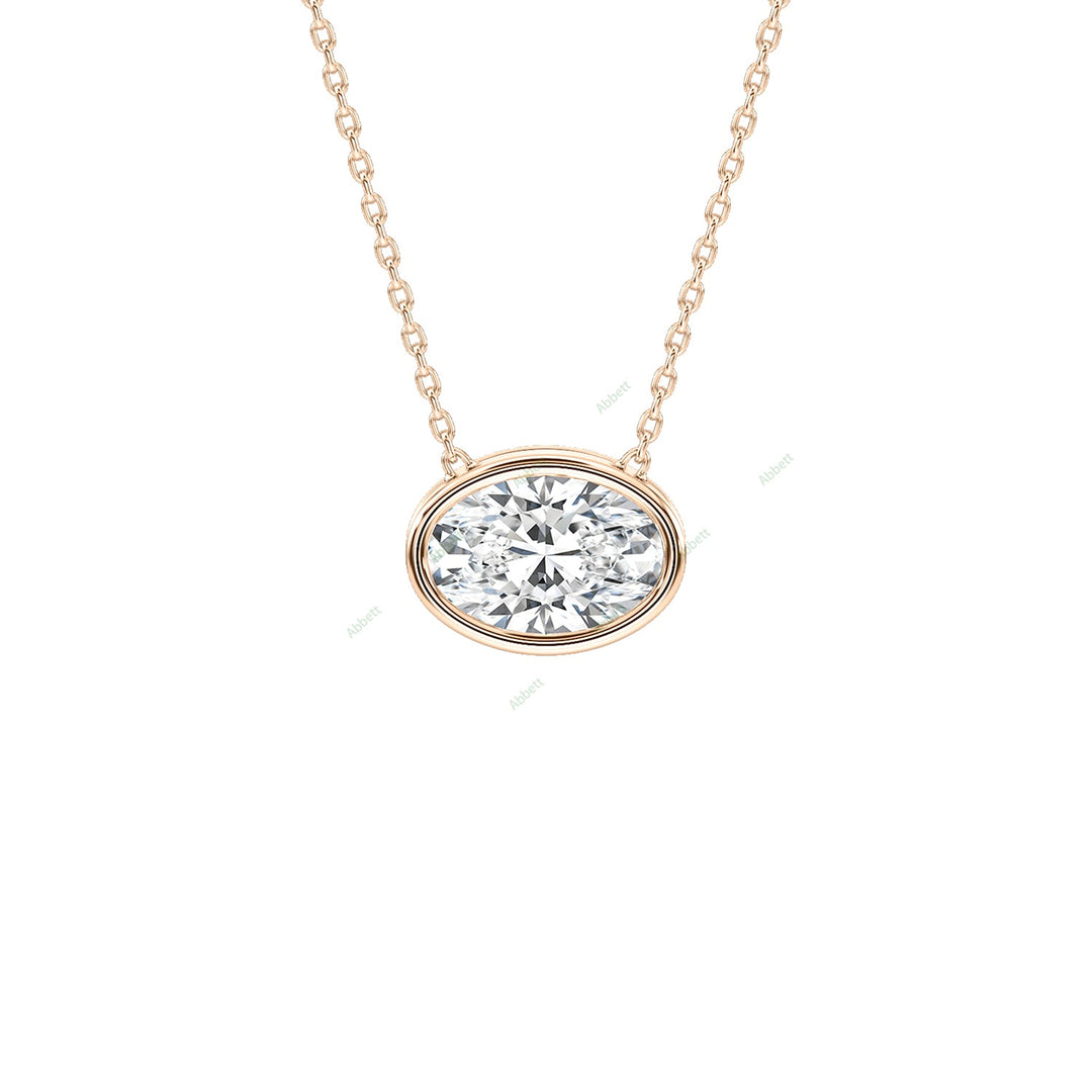 Bezel Solitaire Pendant PESO023