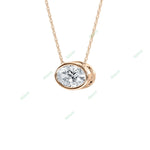 Load image into Gallery viewer, Bezel Solitaire Pendant PESO023
