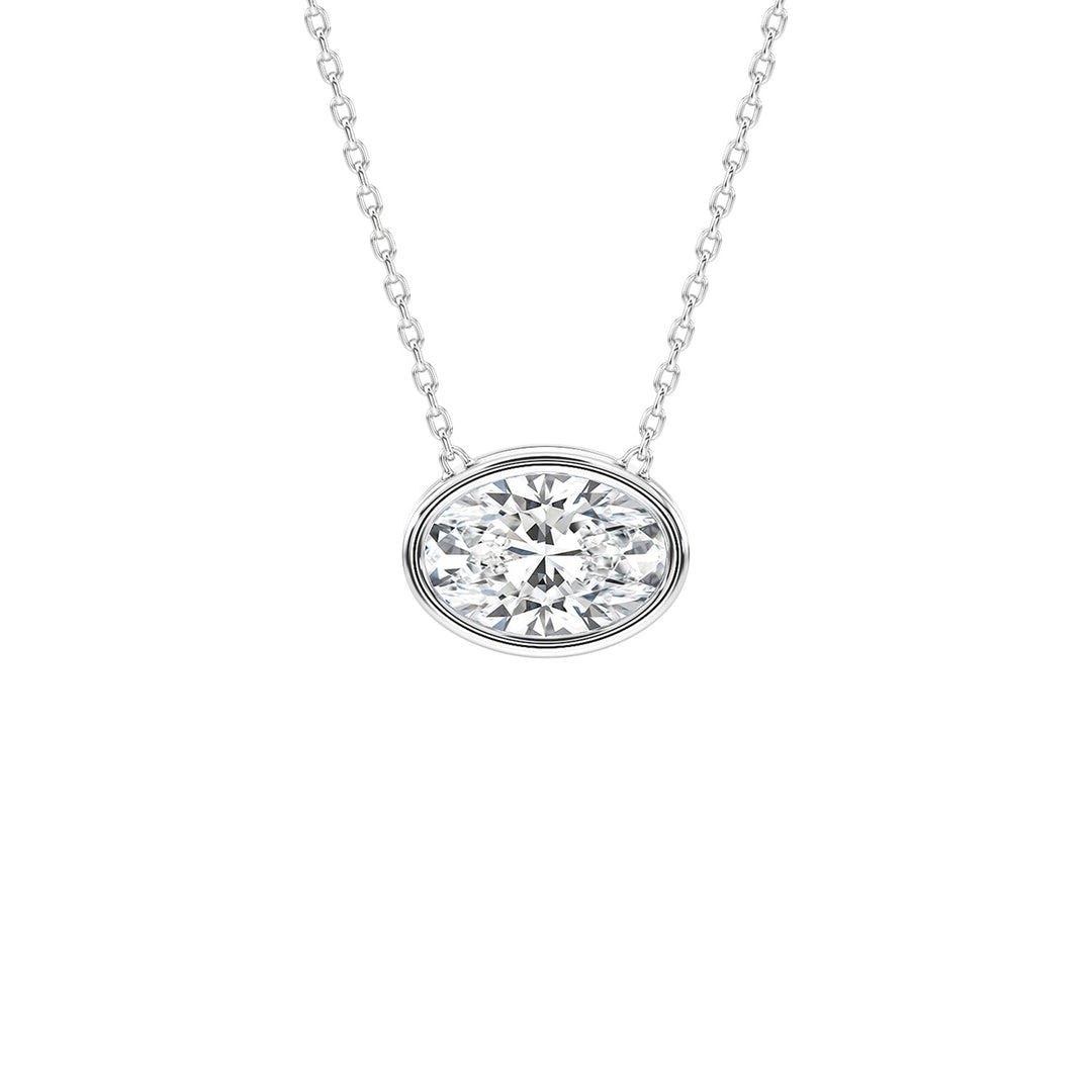 Bezel Solitaire Pendant PESO023