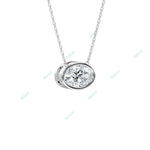 Load image into Gallery viewer, Bezel Solitaire Pendant PESO023
