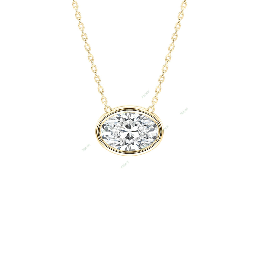 Bezel Solitaire Pendant PESO023