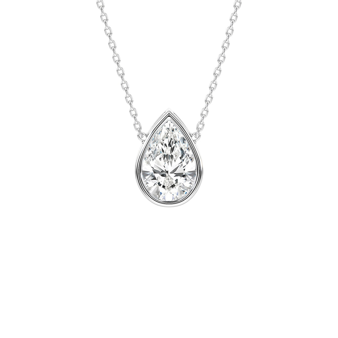 Bezel Solitaire Pendant PESO024