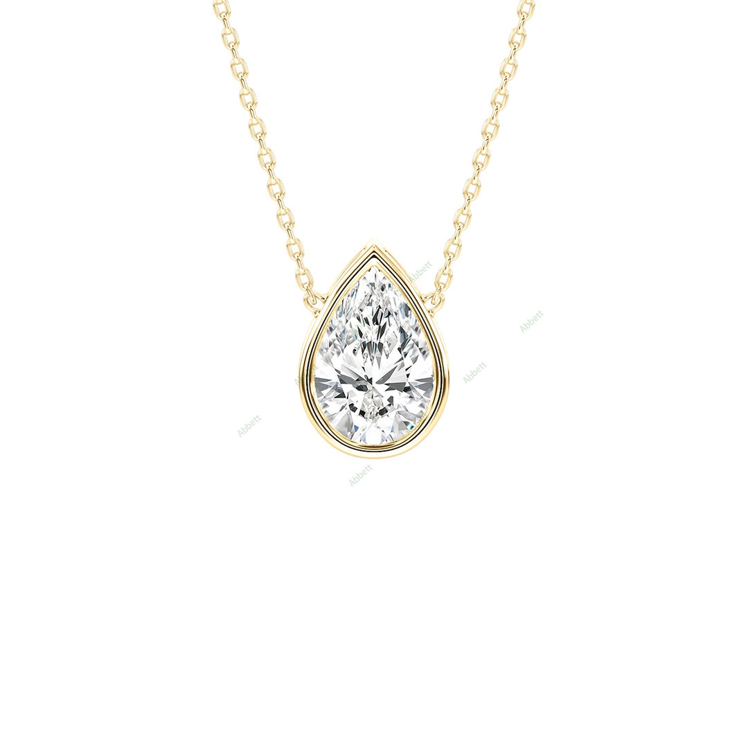 Bezel Solitaire Pendant PESO024