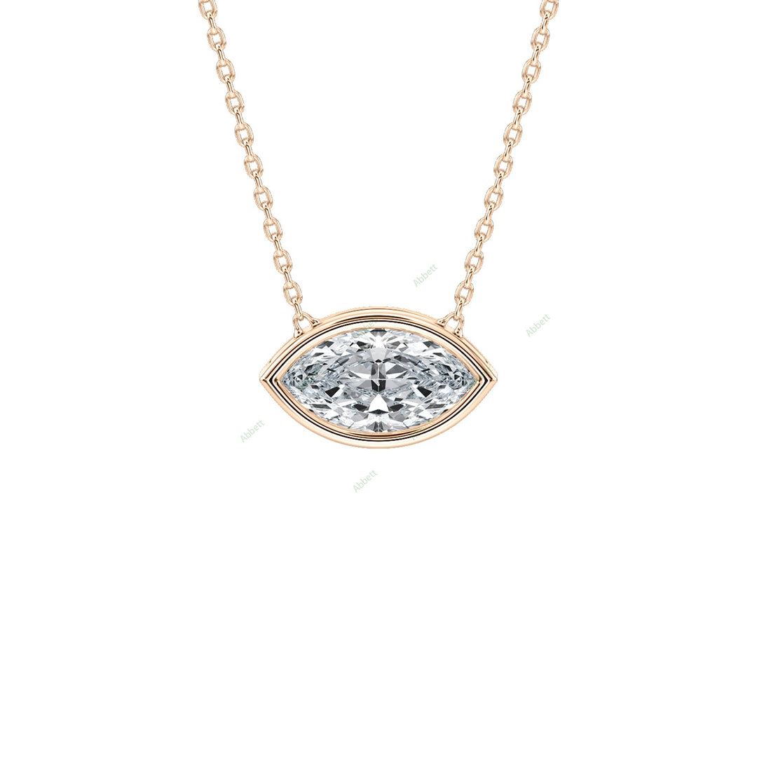 Bezel Solitaire Pendant PESO025