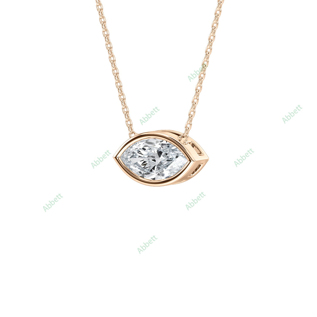 Bezel Solitaire Pendant PESO025