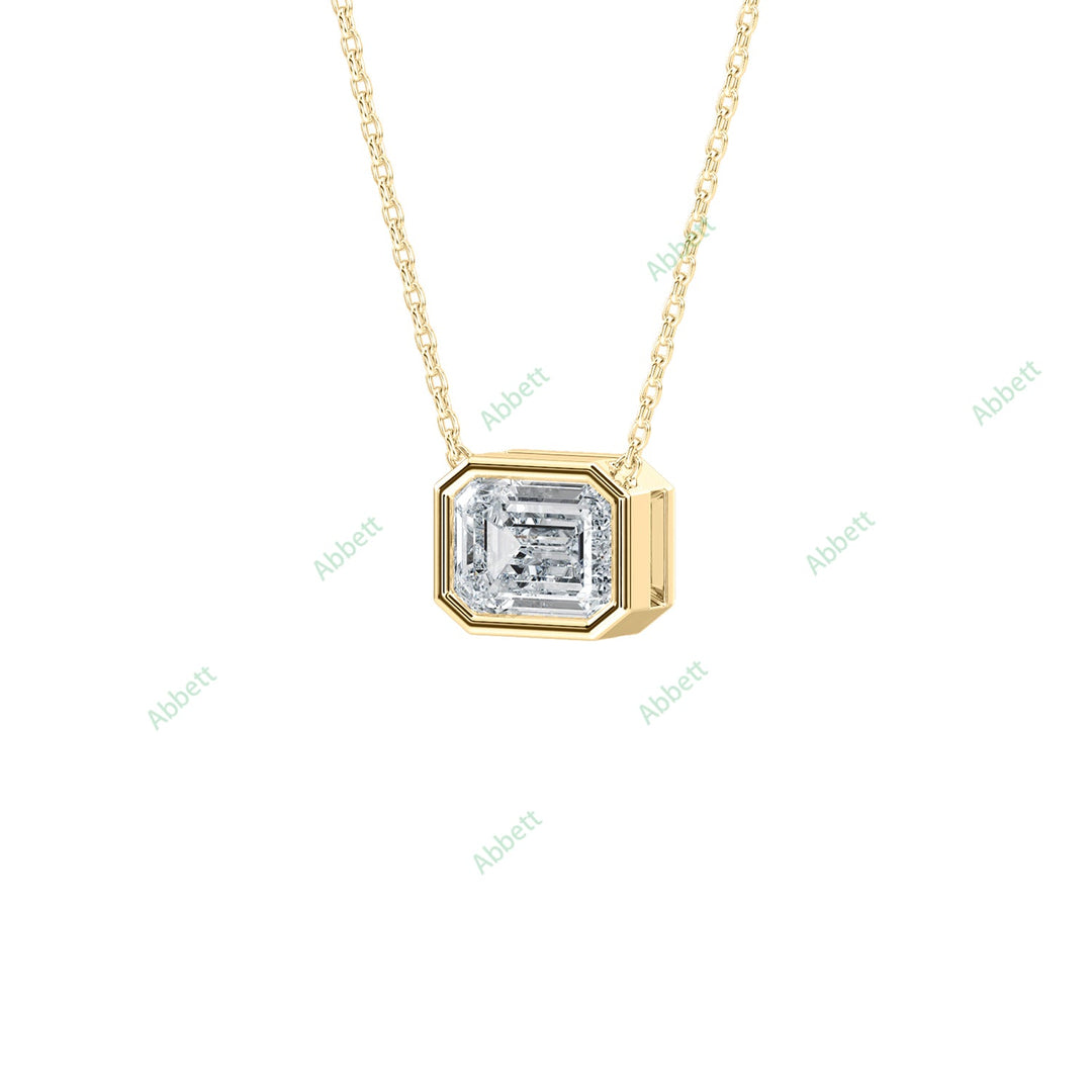 Bezel Solitaire Pendant PESO026
