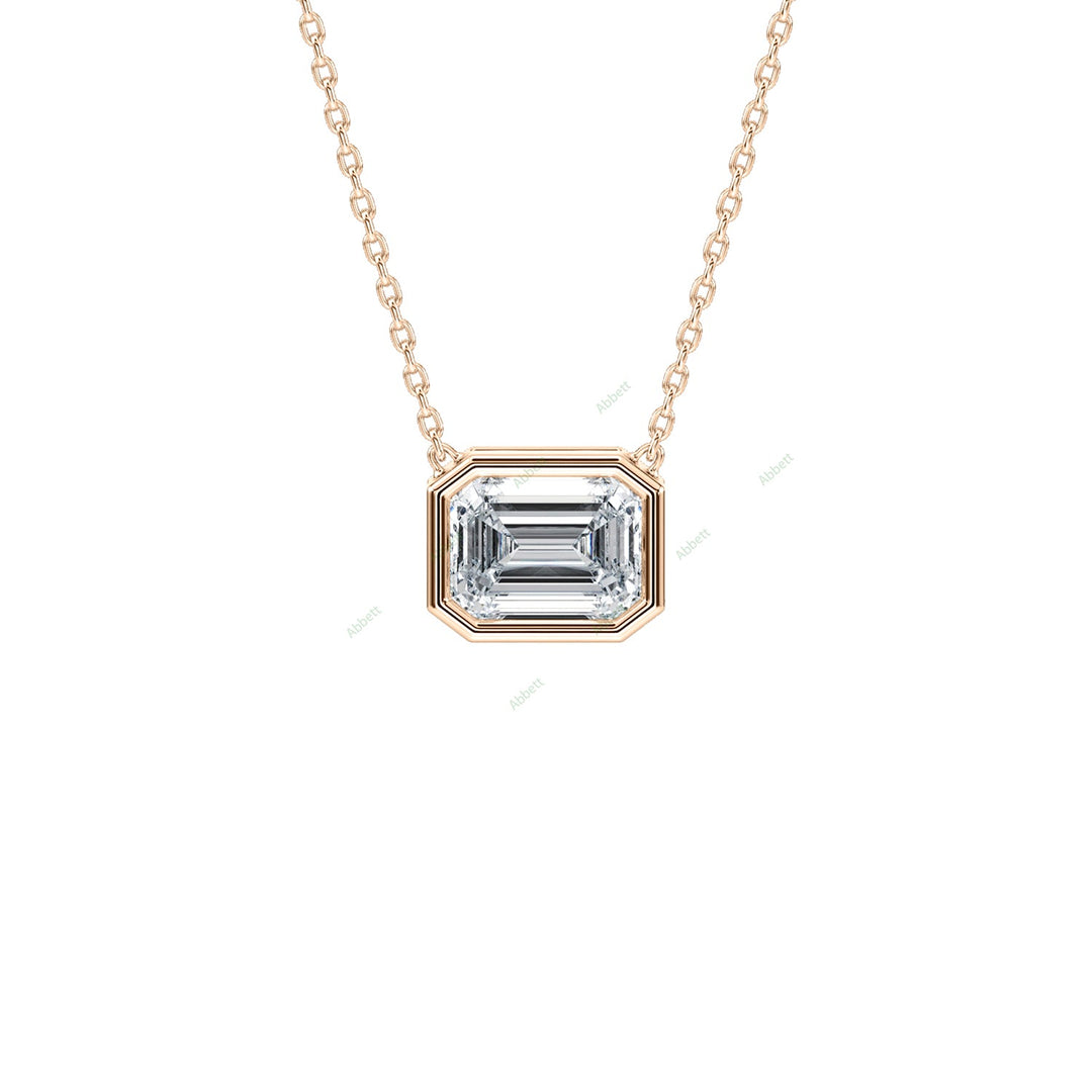 Bezel Solitaire Pendant PESO026