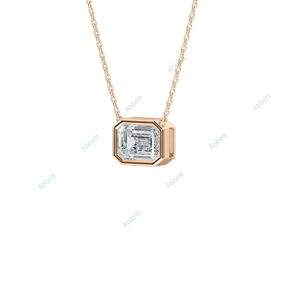 Bezel Solitaire Pendant PESO026