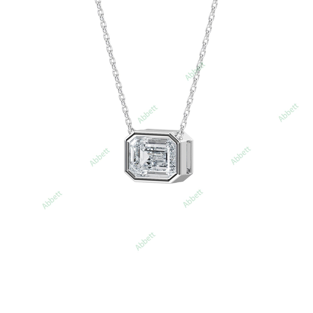 Bezel Solitaire Pendant PESO026