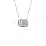 Load image into Gallery viewer, Bezel, East West Solitaire Pendant PESO026