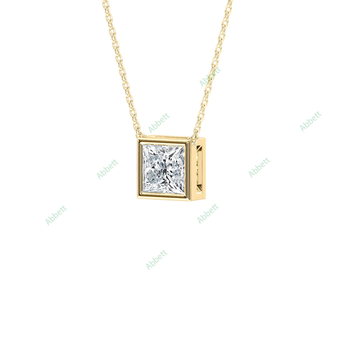 Bezel Solitaire Pendant PESO027