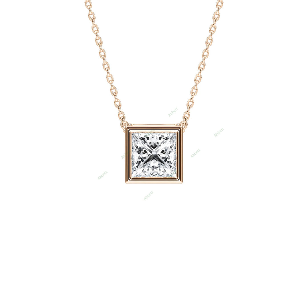 Bezel Solitaire Pendant PESO027