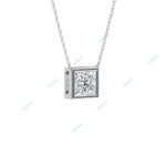 Load image into Gallery viewer, Bezel Solitaire Pendant PESO027
