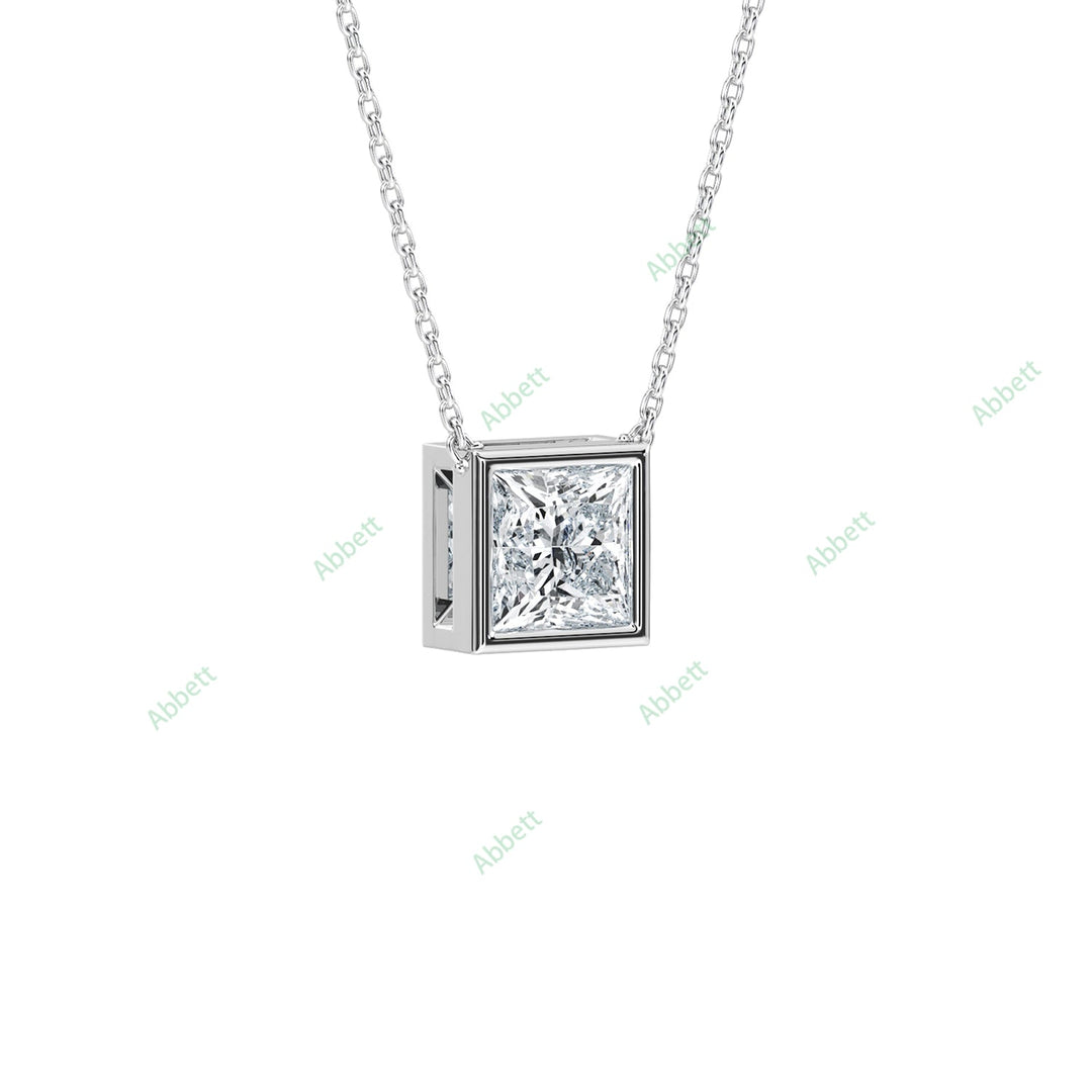 Bezel Solitaire Pendant PESO027