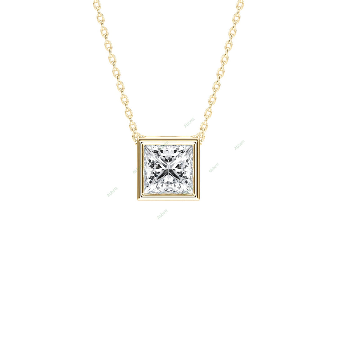 Bezel Solitaire Pendant PESO027