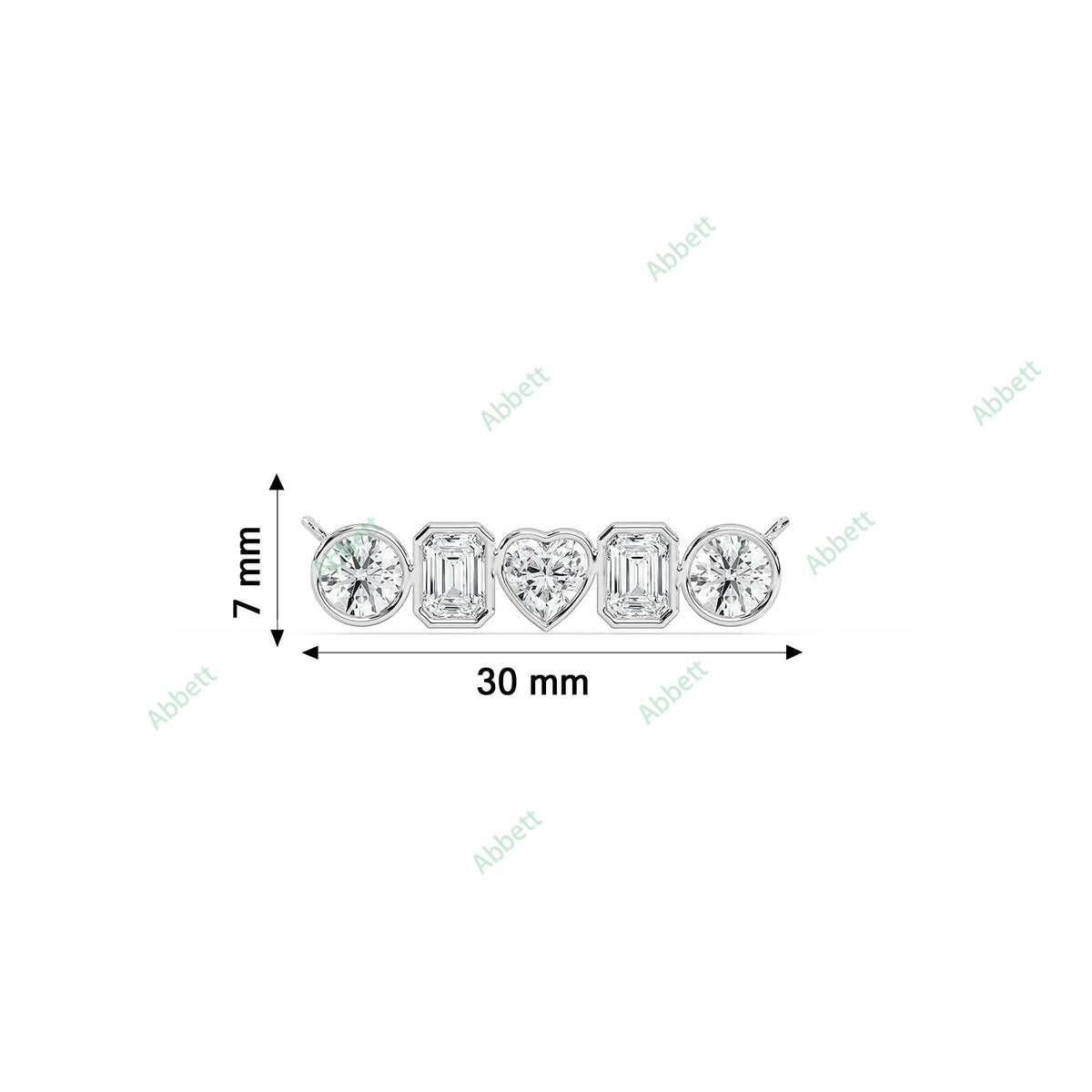 Bezel Bar Pendant PEST029