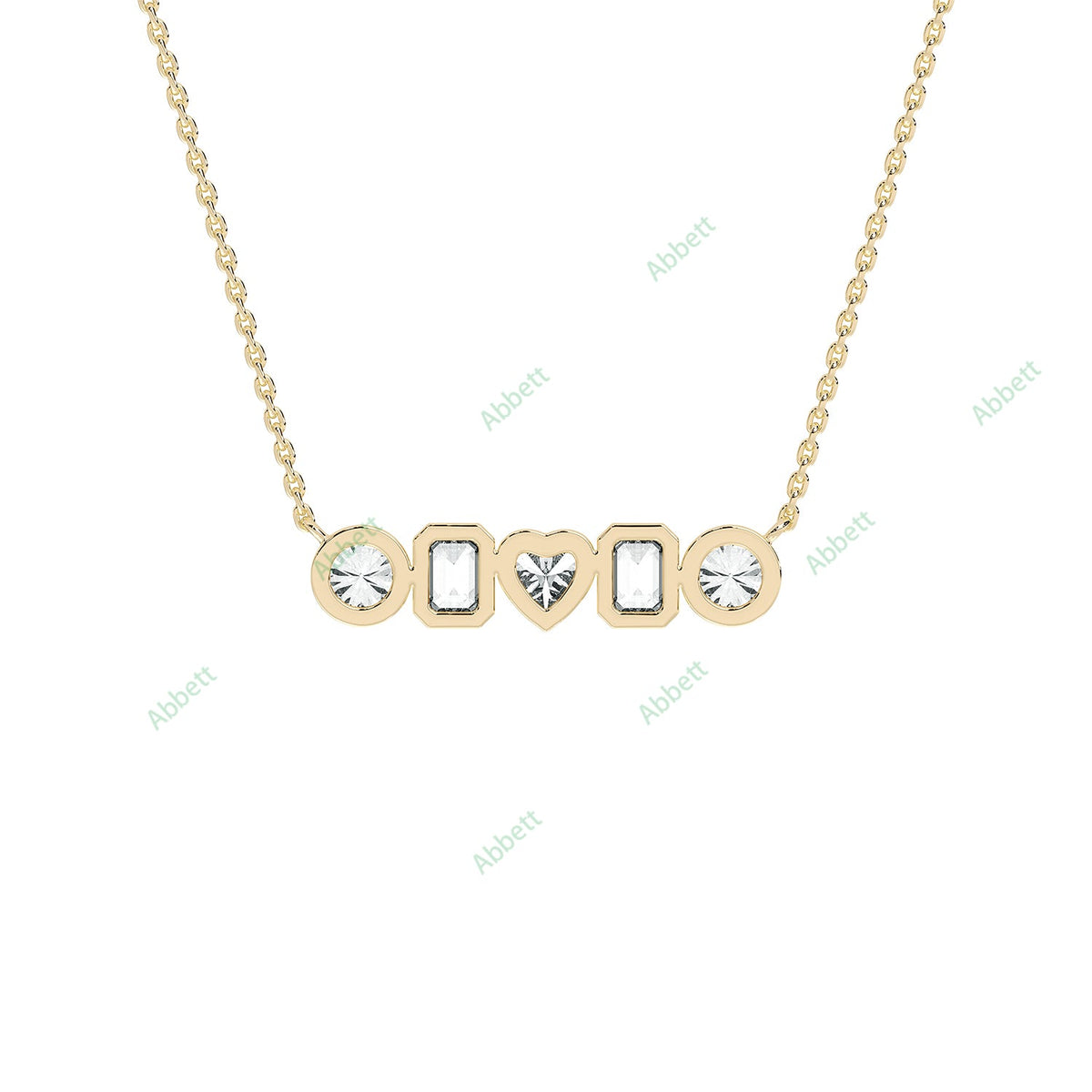 Bezel Bar Pendant PEST029
