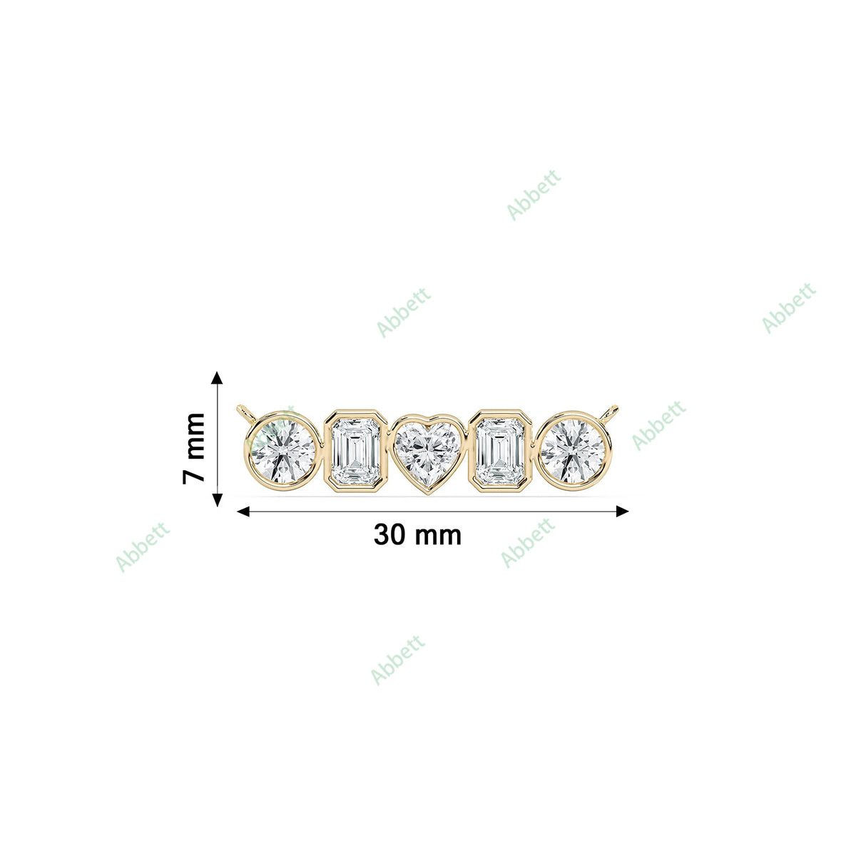 Bezel Bar Pendant PEST029