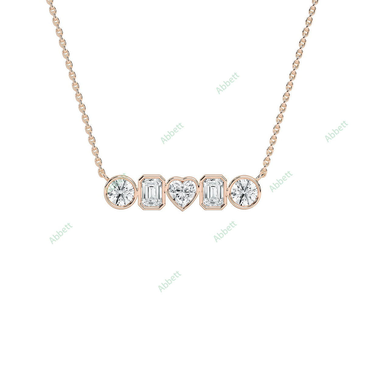Bezel Bar Pendant PEST029