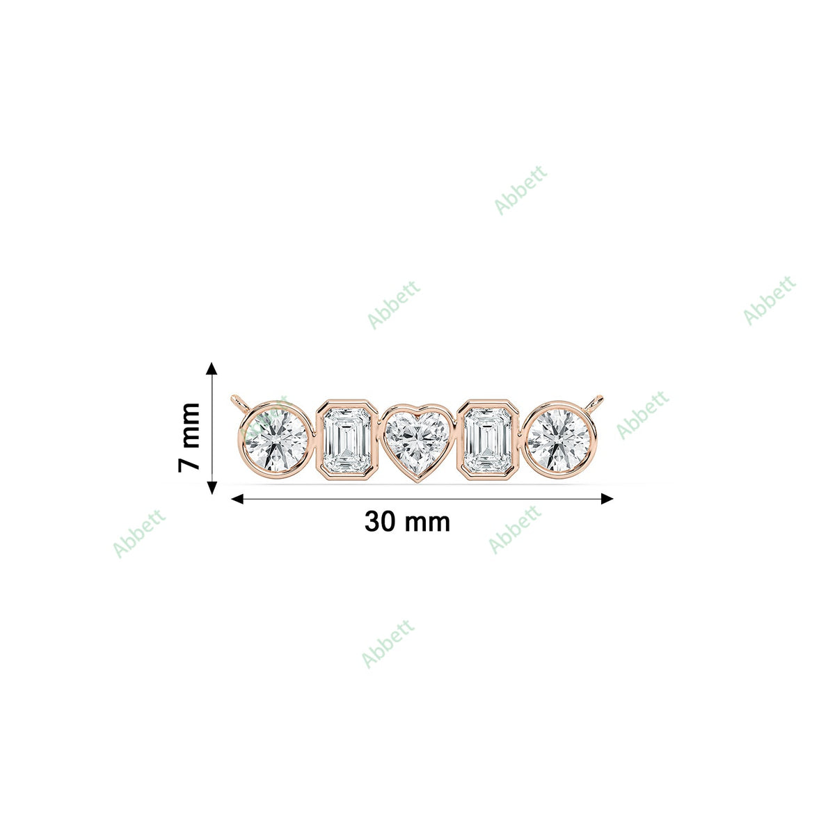 Bezel Bar Pendant PEST029