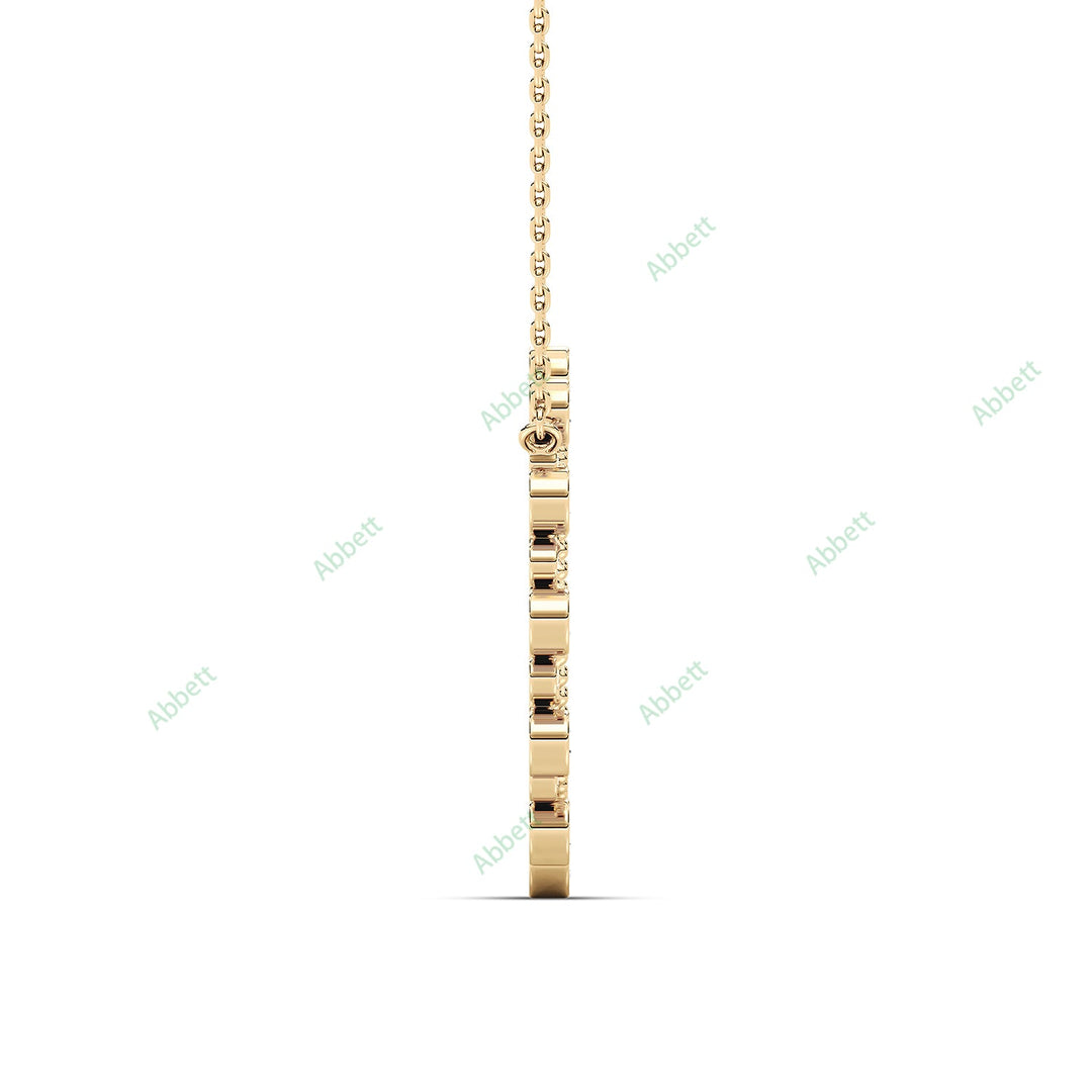 Bezel Starburst Pendant PEST033