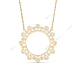 Load image into Gallery viewer, Bezel Starburst Pendant PEST033
