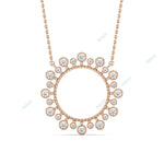 Load image into Gallery viewer, Bezel Starburst Pendant PEST033
