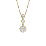 Load image into Gallery viewer, Bezel Three Stone Pendant PETH018
