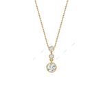 Load image into Gallery viewer, Bezel Three Stone Pendant PETH018
