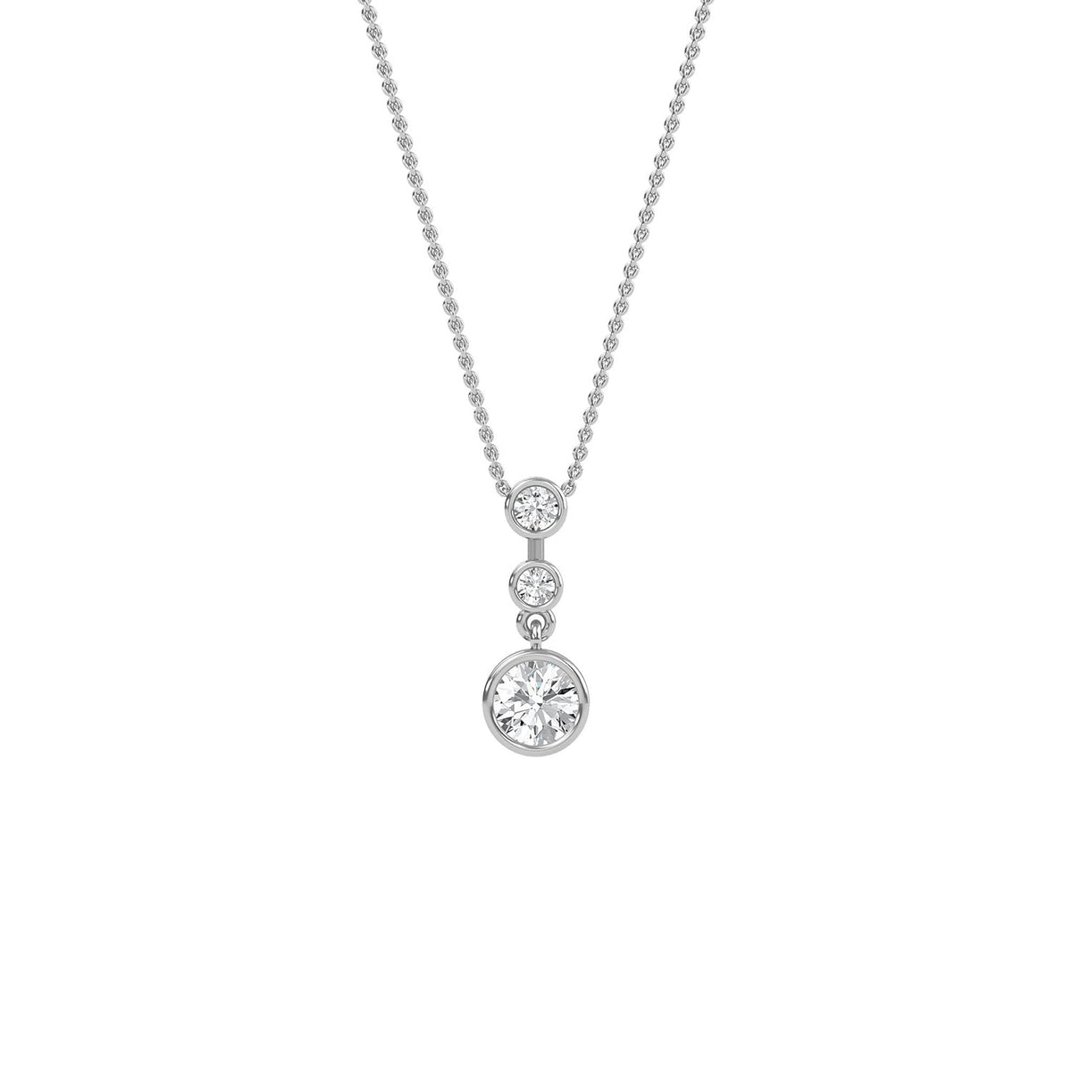 Bezel Fashion Pendant PETH018