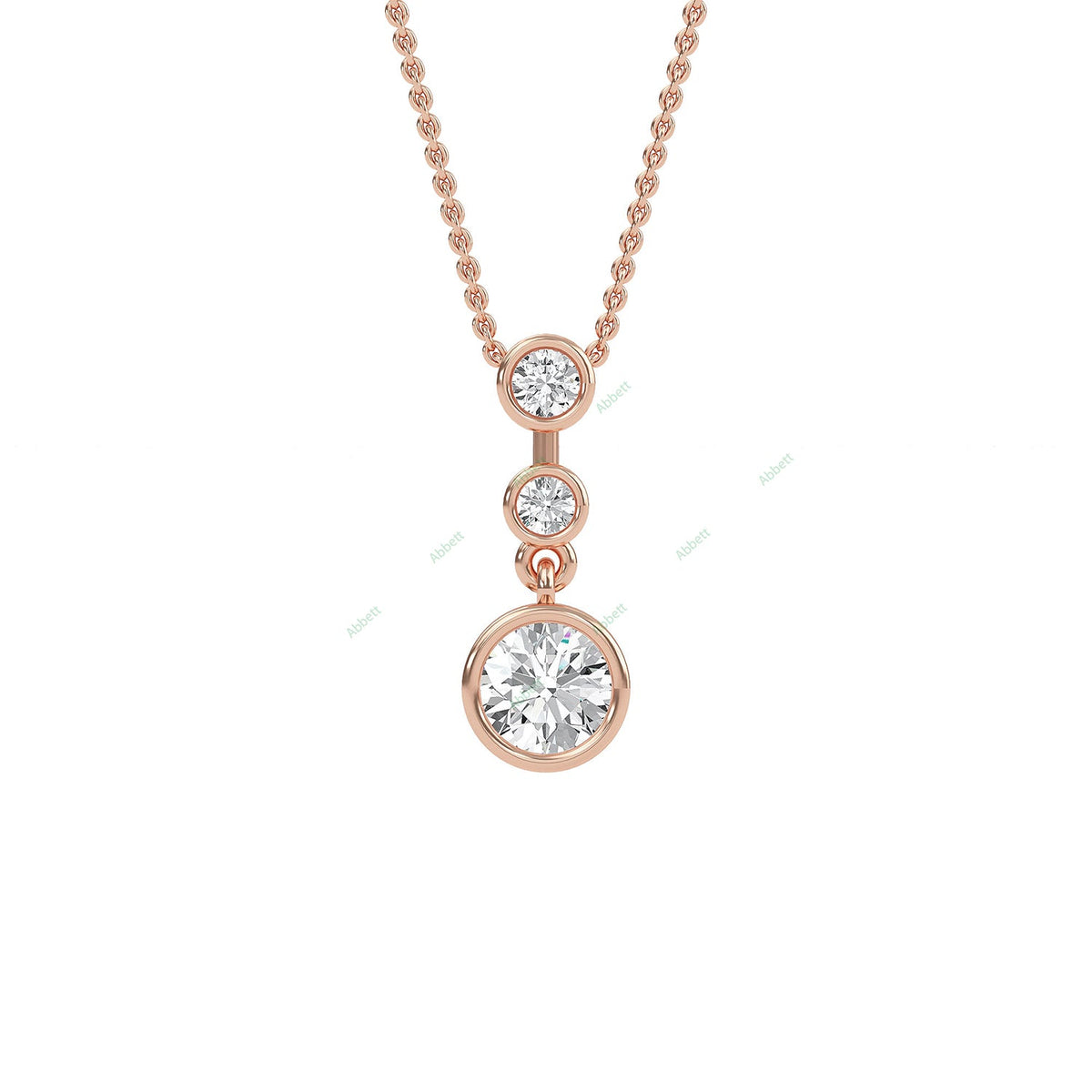 Bezel Fashion Pendant PETH018