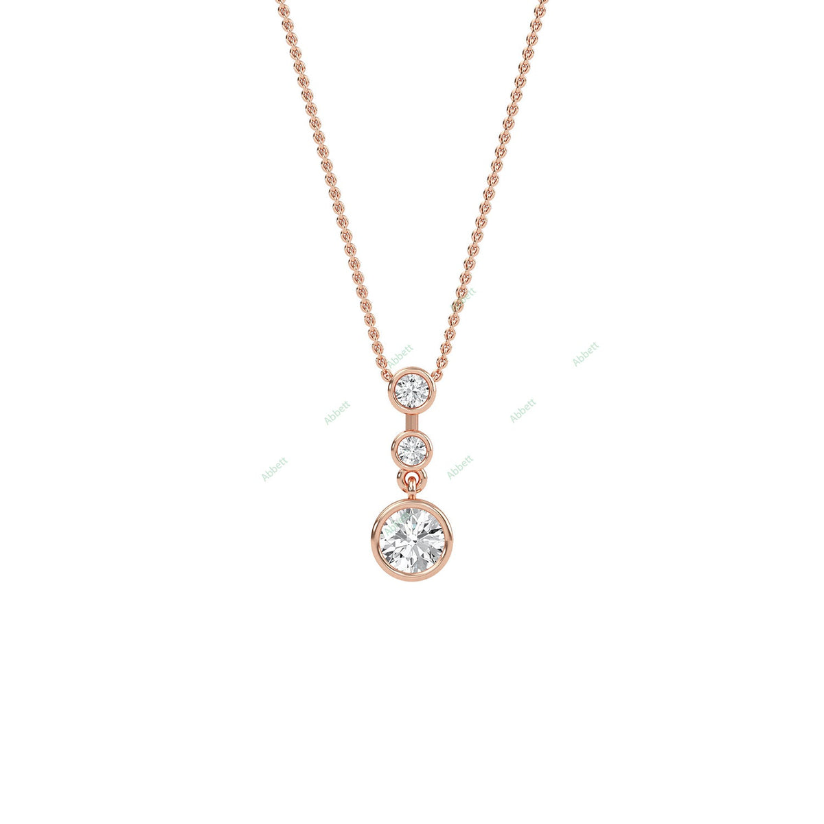 Bezel Fashion Pendant PETH018