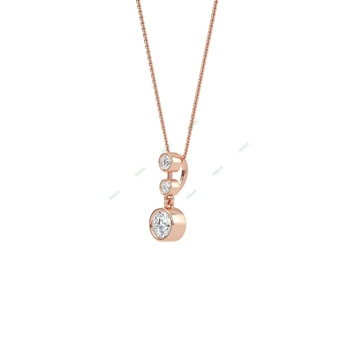 Bezel Fashion Pendant PETH018